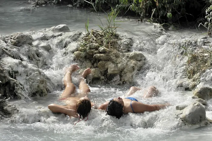 Framed Print : Terme di Saturnia, Cascate del Molino