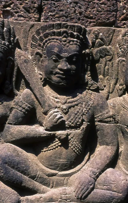 Framed Print : The Terrace of the Leper King was built during the reign of King Jayavarman VII