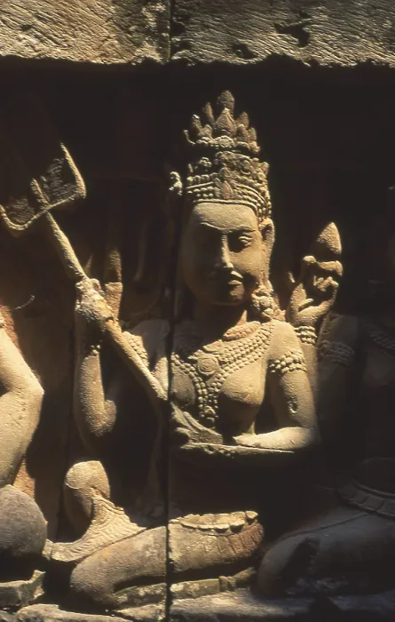 Framed Print : The Terrace of the Leper King was built during the reign of King Jayavarman VII