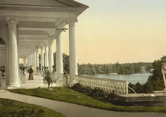 Framed Print : Terrace, Tsarskoye Selo, Pushkin