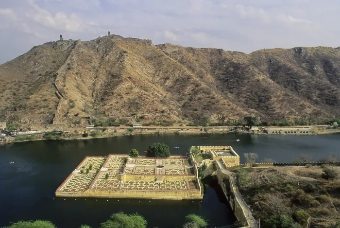 Framed Print : Terraced Garden, Amber Fort, Jaipur