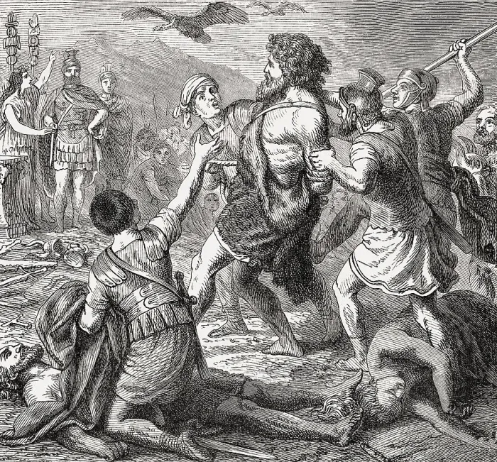 Framed Print : Teutobod, a King of the Teutons