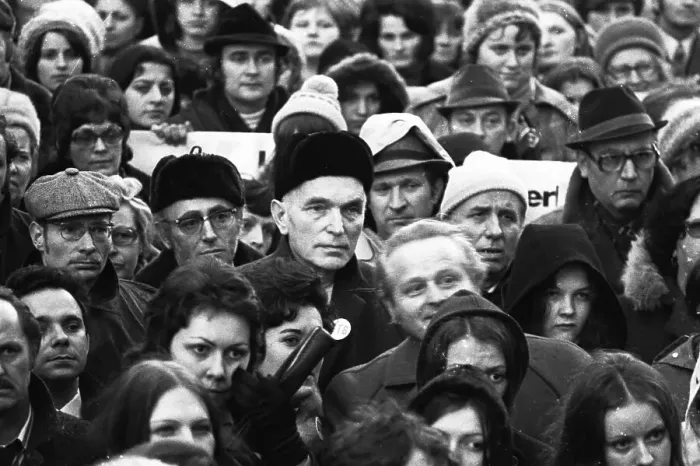 Framed Print : The Textile and Garment Workers Union (GTB) demonstrated in Bonn with about 10