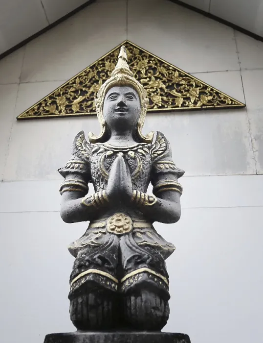 Framed Print : Thai religious sculpture