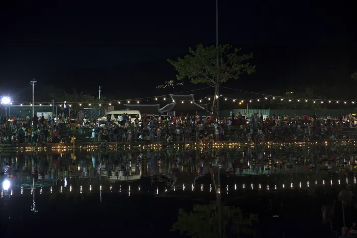 Framed Print : Thailand, Koh Samui, Loy Krathong Festival
