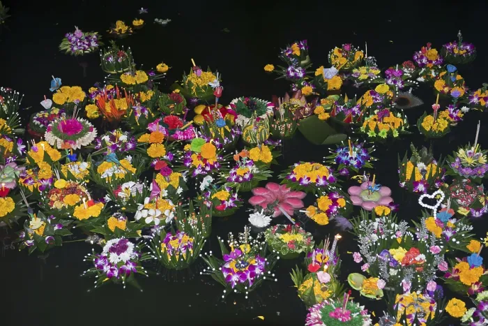 Framed Print : Thailand, Koh Samui, Loy Krathong Festival