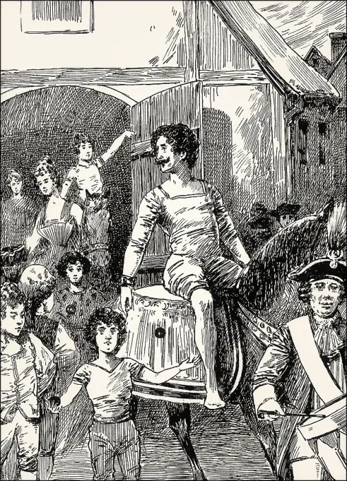 Framed Print : Theatrical performance, scene from the novel Wilhelm Meister's Apprenticeship