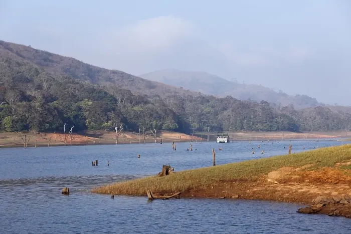 Framed Print : Thekkady Lake, Periyar National Park Framed Print : Thekkady Lake, Periyar National Park