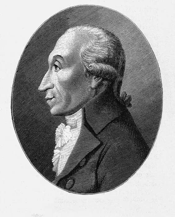 Framed Print : Theodor Gottlieb von Hippel der Aeltere (1741-1796)