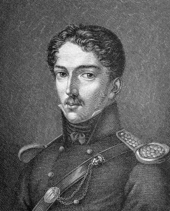 Framed Print : Theodor Koerner wearing the uniform of the Luetzower army Framed Print : Theodor Koerner wearing the uniform of the Luetzower army