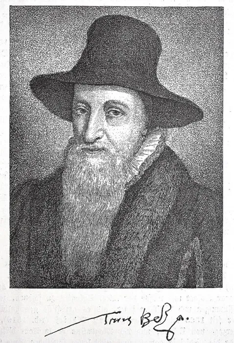 Framed Print : Theodore de Beze, also Theodore of Beza
