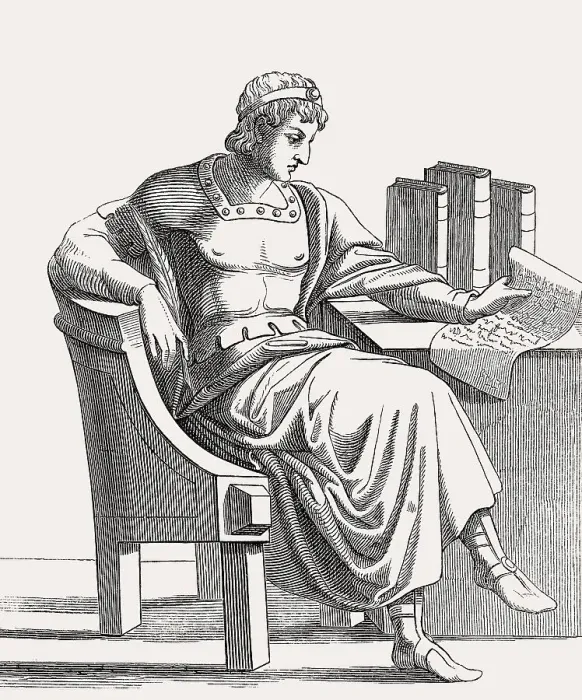 Framed Print : Theodosius II, Theodosius the Younger