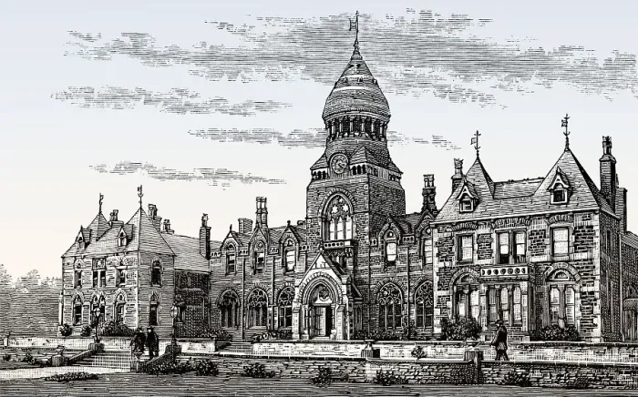 Framed Print : Theological Institution, Headingley Hinsley Hall Framed Print : Theological Institution, Headingley Hinsley Hall