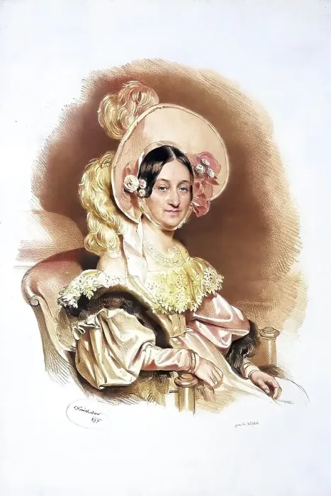 Framed Print : Therese von Hofmannsthal, nee Schefteles (1777)