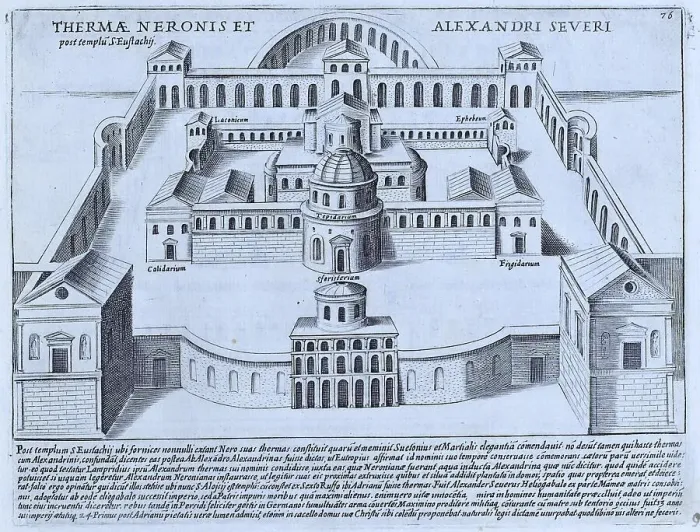 Framed Print : Thermae Neronis Et Alexandri Severi Framed Print : Thermae Neronis Et Alexandri Severi
