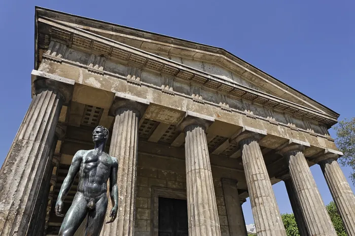 Framed Print : Theseus Temple at the Volksgarten