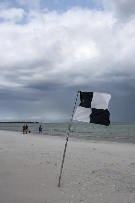 Framed Print : Thick, dark rain clouds gather over the Baltic Sea