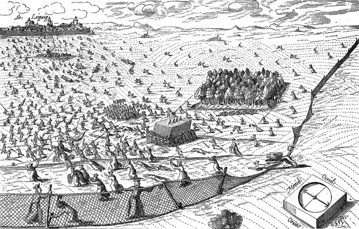 Framed Print : Thirty years war, the lion from the north breaks through the nets drawn by the Jesuits Framed Print : Thirty years war, the lion from the north breaks through the nets drawn by the Jesuits