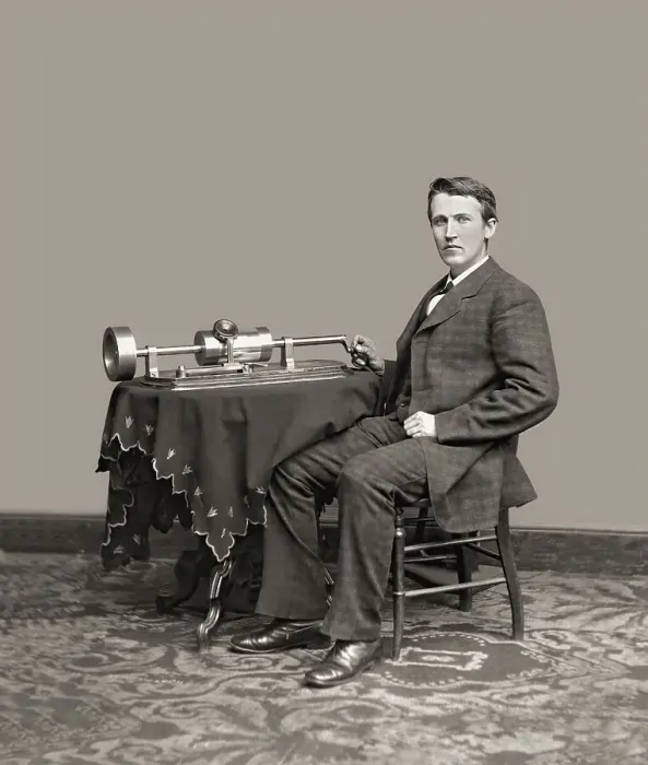 Framed Print : Thomas Alva Edison, 1847, 1931
