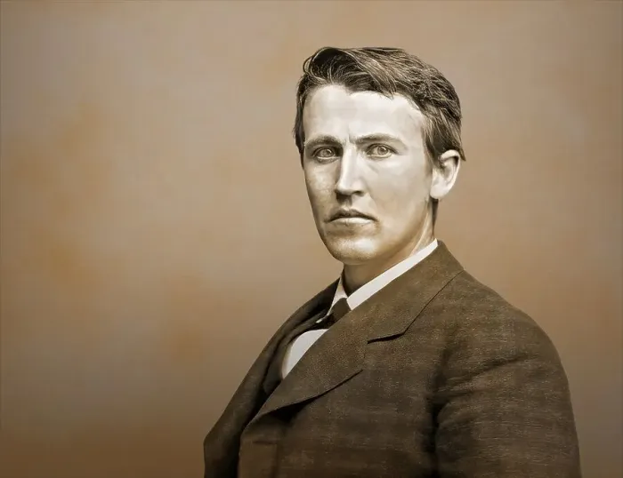 Framed Print : Thomas Alva Edison, 1847, 1931