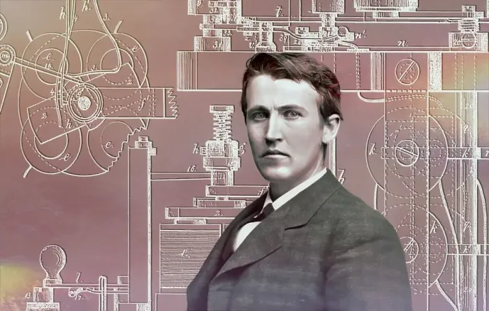 Framed Print : Thomas Alva Edison, 1847, 1931 Framed Print : Thomas Alva Edison, 1847, 1931
