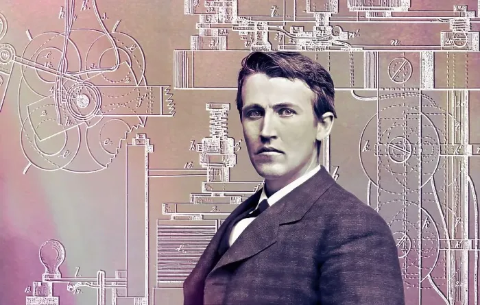 Framed Print : Thomas Alva Edison, 1847, 1931