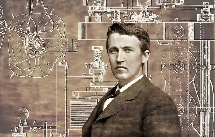 Framed Print : Thomas Alva Edison, 1847, 1931 Framed Print : Thomas Alva Edison, 1847, 1931