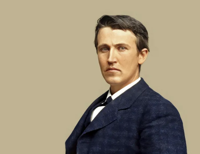 Framed Print : Thomas Alva Edison, 1847 - 1931 Framed Print : Thomas Alva Edison, 1847 - 1931