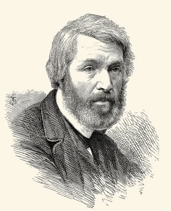 Framed Print : Thomas Carlyle, 1795-1881, a Scottish essayist and historian