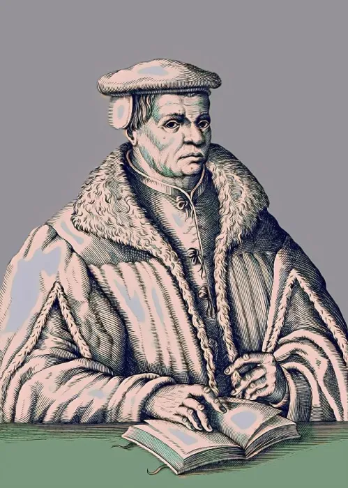 Framed Print : Thomas Muentzer, 1489 - 1525, German preacher and theologian
