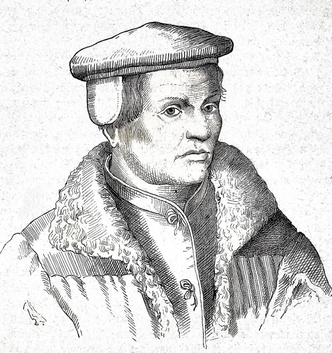 Framed Print : Thomas Muntzer (geboren um 1489)