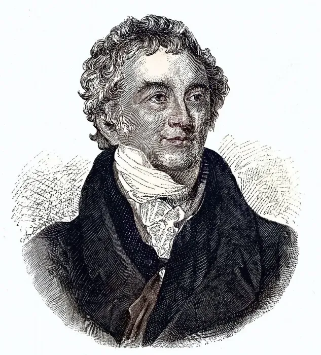 Framed Print : Thomas Young (1773-1829) English physicist and Egyptologist Framed Print : Thomas Young (1773-1829) English physicist and Egyptologist