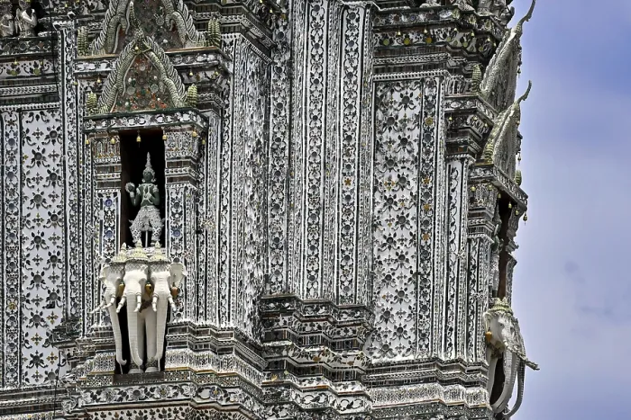 Framed Print : Thonburi-Pagode des Wat Arun, Bangkok