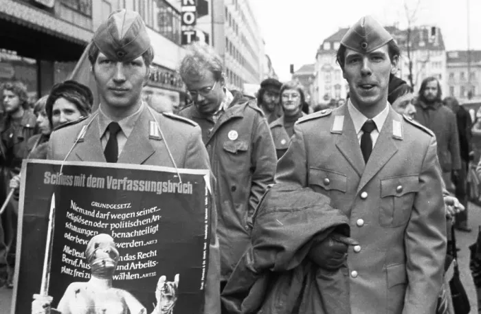 Framed Print : Several thousand people affected by the Radical Decree