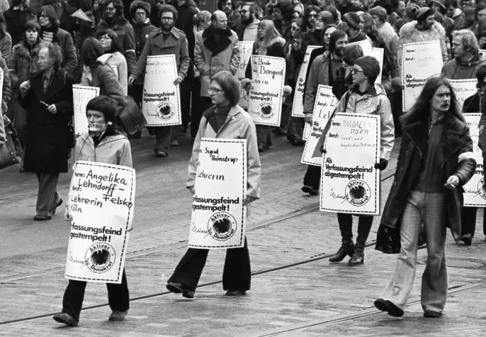 Framed Print : Several thousand people affected by the Radical Decree