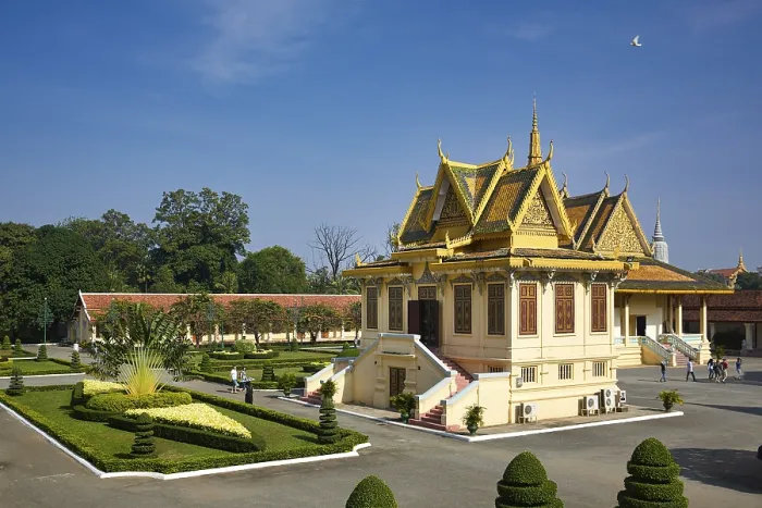 Framed Print : The Throne Hall at the Royal Palace Phnom Penh Cambodia