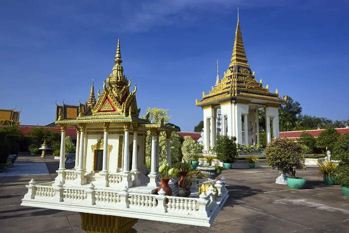 Framed Print : The Throne Hall at the Royal Palace Phnom Penh Cambodia