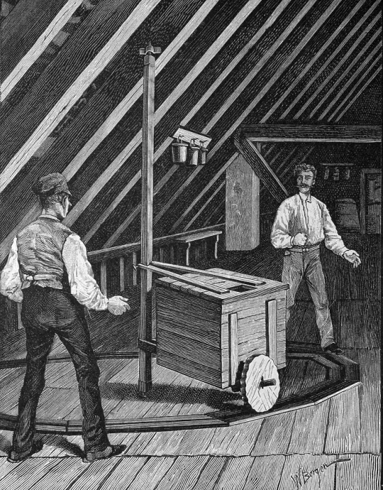 Framed Print : Thundering drum for generating thunder on the stage