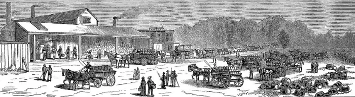 Framed Print : Thurber & Co cannery in Moorestown