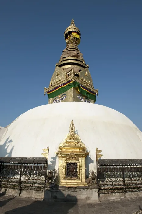 Framed Print : Tibetan Buddhism, Hinduism, Swayambhunath Temple