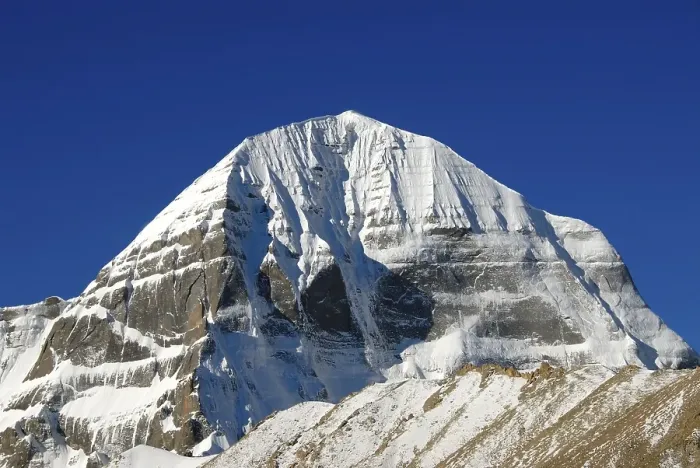 Framed Print : Tibetan Buddhism, snow-capped sacred mountain of Mount Kailash