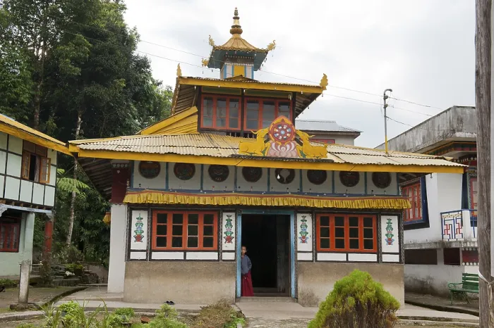 Framed Print : Tibetan Buddhism, Yung Drung Kundrak Lingbon Monastery