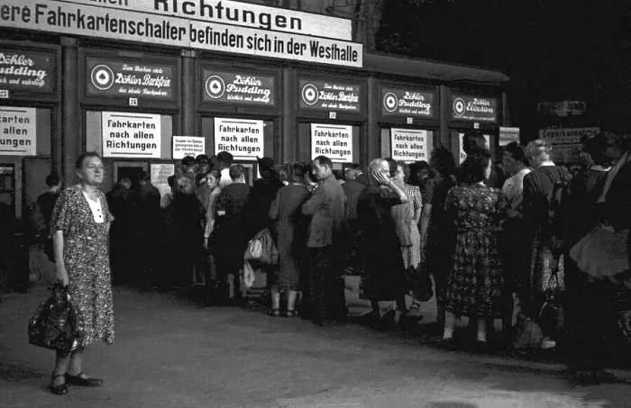 Framed Print : Ticket office, 1948, Central Station