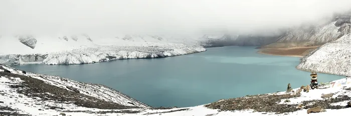 Framed Print : Tilicho lake, Nepal