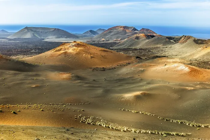 Framed Print : Timanfaya National Park Fire Mountains