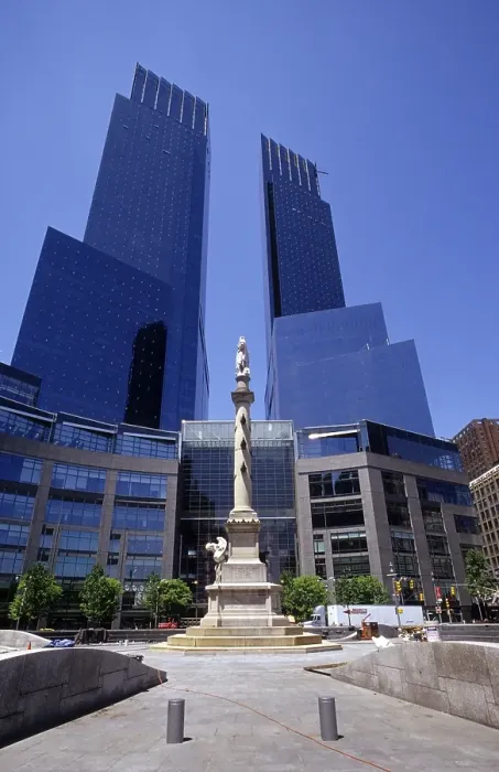 Framed Print : Time Warner Center, Columbus Circle