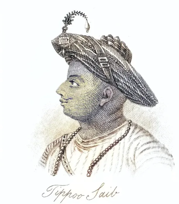 Framed Print : Tippoo-Saib, 1749-1799, Indian ruler and Sultan of Mysore