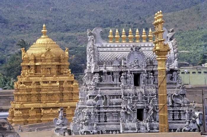 Framed Print : Tirupati balaji temple in andhra pradesh India