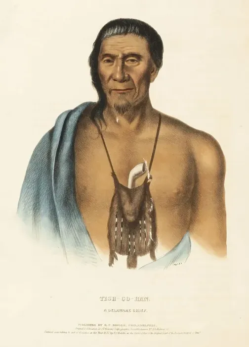 Framed Print : Tish-Co-Han. A Delaware Chief (1837) Framed Print : Tish-Co-Han. A Delaware Chief (1837)