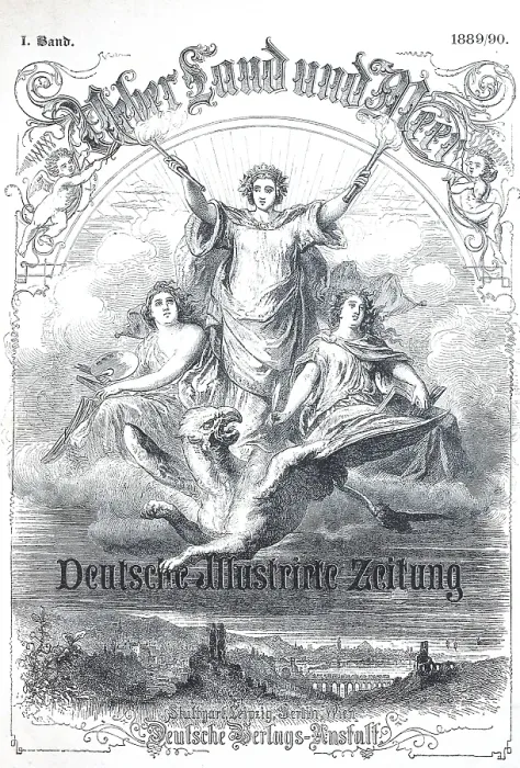 Framed Print : Title page of the Deutsche Illustrierte Zeitung Framed Print : Title page of the Deutsche Illustrierte Zeitung